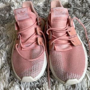 Pink Adidas Tennis Shoes